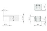 FLIPPER suport polita 14 mm gri deschis - imagine 2