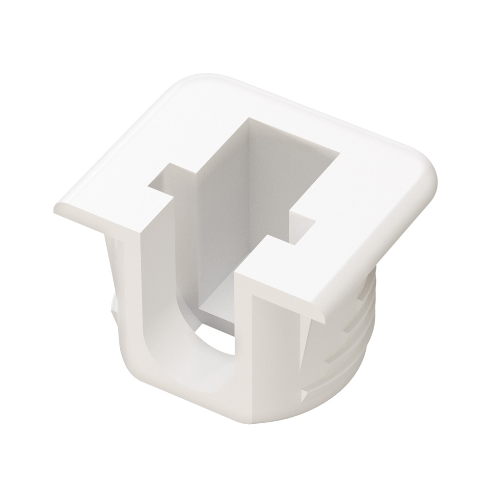 10601021AB FLIPPER suport polita 14 mm alb - imagine 1