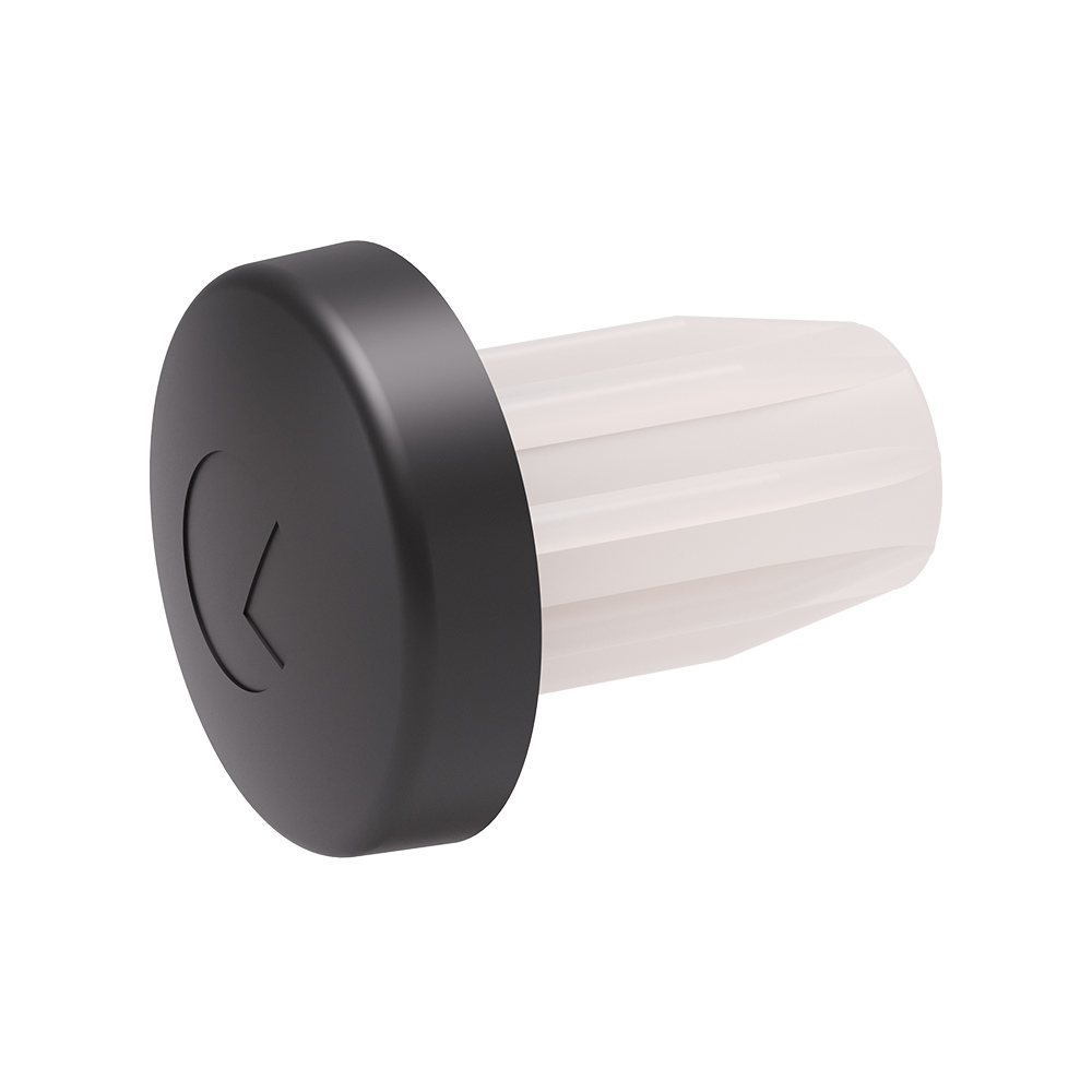 23203010EE Opritor sertar/usi mobilier 5mm 2mat antracit - imagine 1