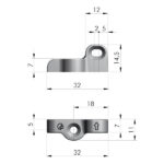 Conector front/placa inferioara sertar - imagine 2