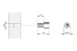 Suport plinta surub fixare 10mm - imagine 2