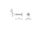 Surub cap inecat 3.5*16mm Nk - imagine 2