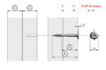 Surub cuplare cap plat lemn PZ2 Ø4x31mm Nk - imagine 2