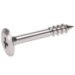 Surub cuplare cap plat lemn PZ2 Ø4x31mm Nk