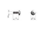TRIADE PRO surub M5 L12mm cap bombat - imagine 2