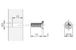 Eurosurub cap plat 5.9*14mm Zk - imagine 2
