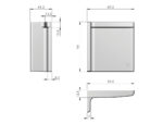 LIBRA H11 capac dreapta antracit - imagine 2