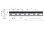APC sina suport corp suspendat WPC1 L2000mm - imagine 2